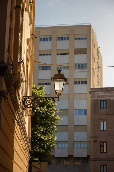 Światło Cień Lampy Włoszech — Zdjęcie stockowe