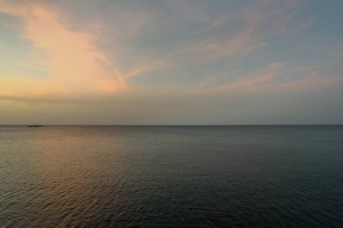 View of the warm Mediterranean Sea.