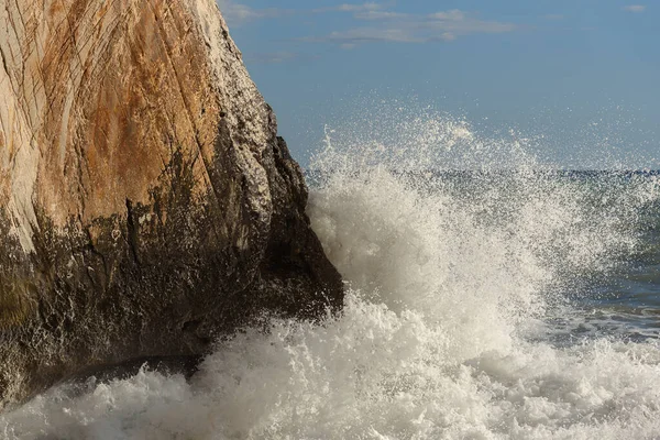 Vista Natural Sobre Acantilado Mar Mediterráneo — Foto de Stock