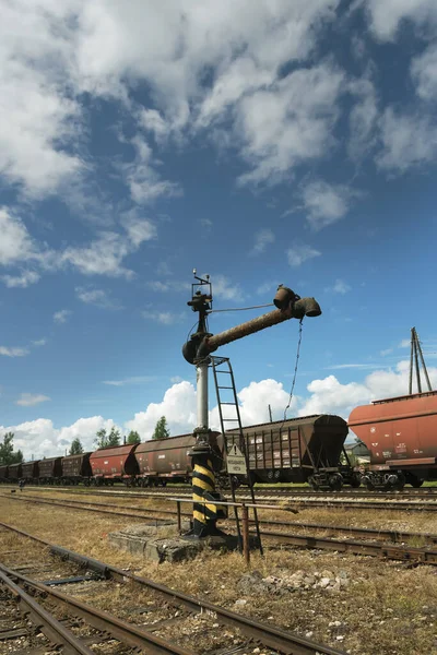 Latvia Gulbene Temmuz Gulbene Alksne Demiryolu Hattı Normal Yolcu Taşımacılığıyla — Stok fotoğraf