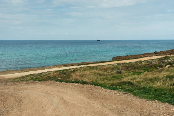 地中海の海岸の眺め — ストック写真