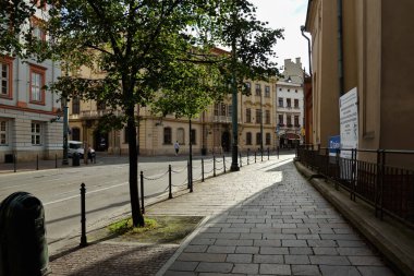 KRAKOW, POLAND-AĞUSTOS 25: Krakow Polonya 'nın en büyük ikinci ve en eski şehirlerinden biridir. 25 Ağustos 2023, Krakow, Polonya.