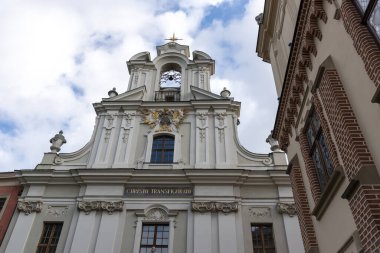 KRAKOW, Polonya 'nın en eski şehirlerinden birisidir. 8 Ağustos 2023 'te eski kasabada İsa' nın Dönüşümü Kilisesi, Krakow, Polonya.