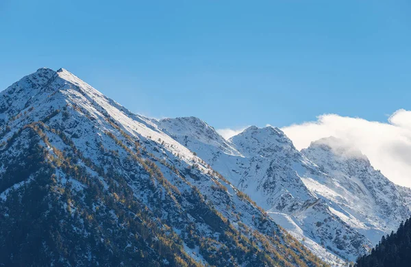 Подорож Через Долину Іркіс Архиз Карачай Черкесія Північний Кавказ Сніжна — стокове фото