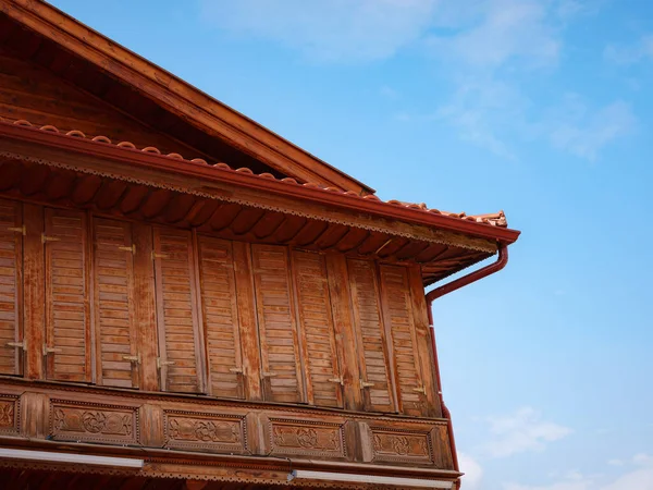 Gata Och Detaljer Utformningen Hus Staden Ormana Ibradi Antalya Turkiet — Stockfoto