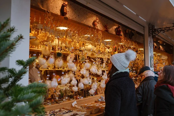 Cologne Germany December 2022 Christmas Market Spirit Celebrating Xmas Holidays — Stock Photo, Image