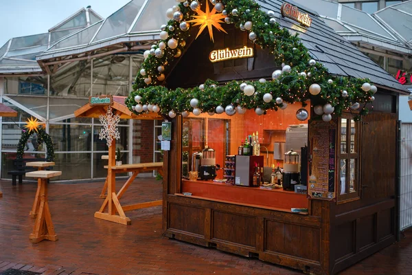 Dortmund Germany December 2022 Shop Sells Famous Traditional Mulled Wine — Stock Photo, Image