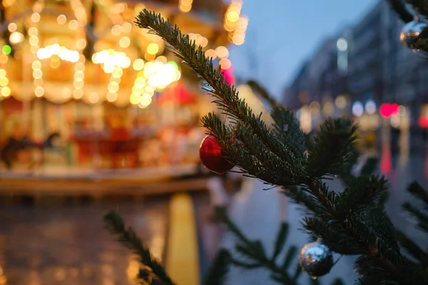 Dusseldorf Germany December 2022 Christmas Germany Christmas Market Spirit Celebrating — Stock Photo, Image