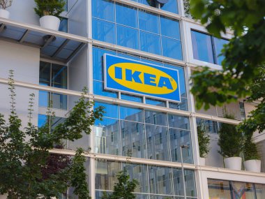 Vienna, Austria - August 10, 2022: ikea store near the railway station westbahnhof. Ikea is the worlds largest furniture retailer.
