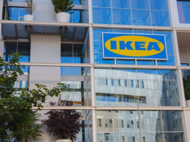 Vienna, Austria - August 10, 2022: ikea store near the railway station westbahnhof. Ikea is the world's largest furniture retailer.