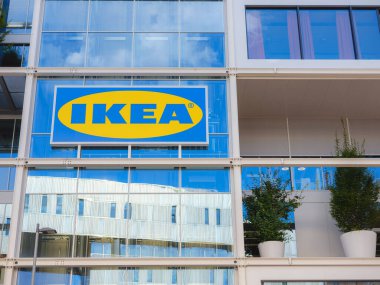 Vienna, Austria - August 10, 2022: ikea store near the railway station westbahnhof. Ikea is the worlds largest furniture retailer.