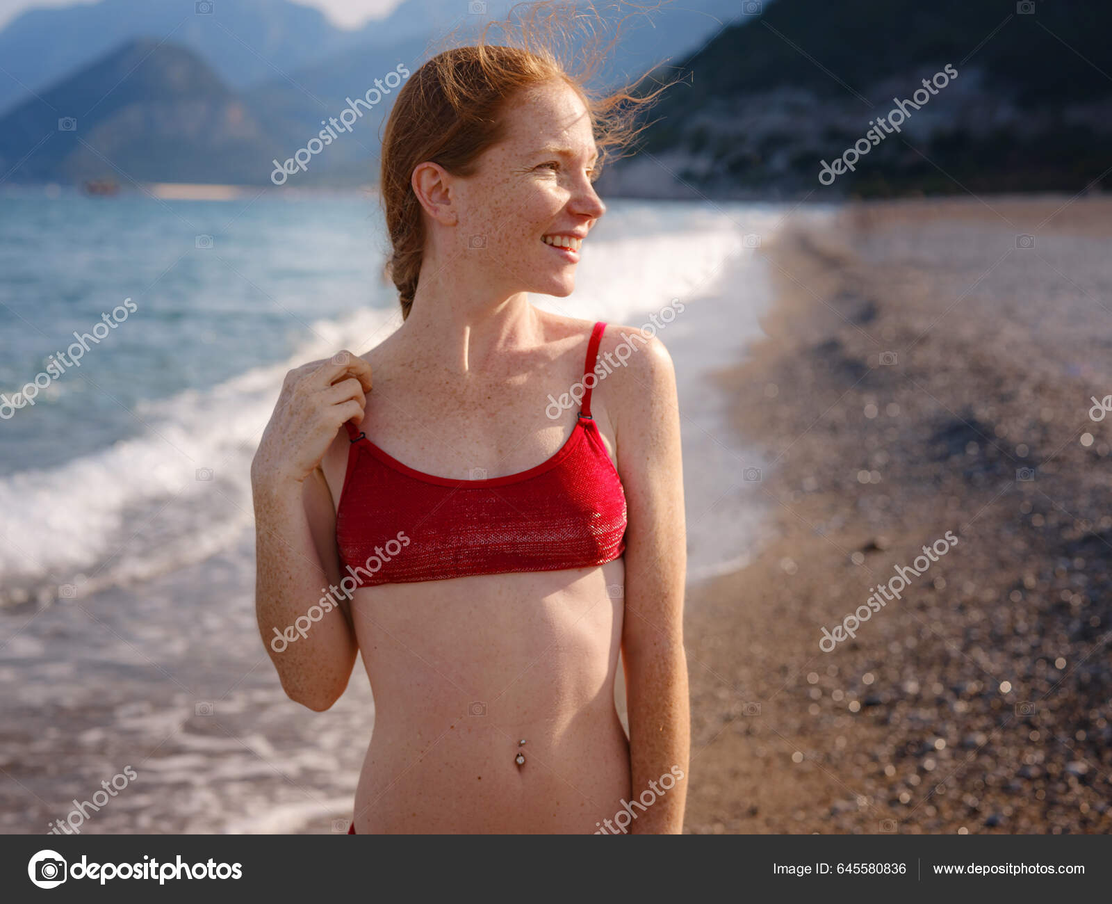 Redhead bikini Stock Photos, Royalty Free Redhead bikini Images |  Depositphotos