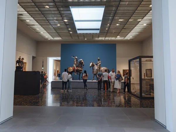 Abu Dhabi Emiratos Árabes Unidos Marzo 2023 Museo Del Louvre — Foto de Stock