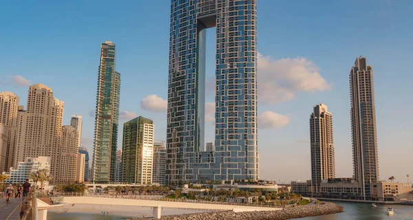 Dubai Emirados Árabes Unidos Março 2023 Dubai Marina Endereço Jumeirah — Fotografia de Stock