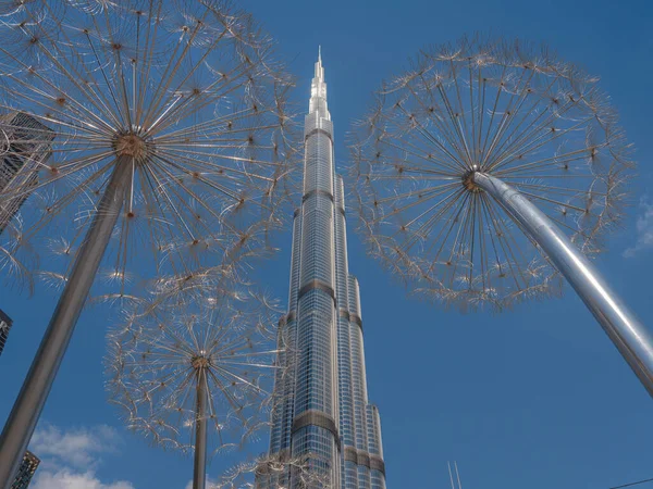 Марта 2023 Года Дубай Оаэ Бурдж Халифа Известный Бурдж Дубай — стоковое фото