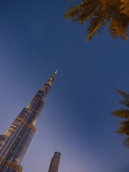 March 2023 Dubai Uae Burj Khalifa Tallest Building World Городской — стоковое фото