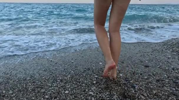 Estado Ánimo Verano Relajación Junto Mar Riviera Turca Hermosa Escena — Vídeos de Stock