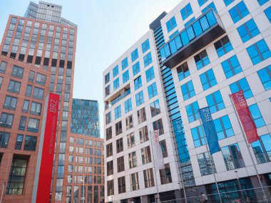 Wien, Avusturya - 28 Temmuz 2023: Avusturya Federal Bilgisayar Merkezi kamu bilgi teknolojileri hizmet sağlayıcısıdır. Avusturya Federal Hükümeti için e-devlet hizmetleri geliştiren organizasyon