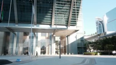 BAE, Abu-Dabi, 11 Ocak 2024: Abu Dabi Global Market ADGM 'deki binalar, Birleşik Arap Emirlikleri' nin başkenti olan Al Maryah Adası 'nda bulunan ödüllü uluslararası finans merkezidir.