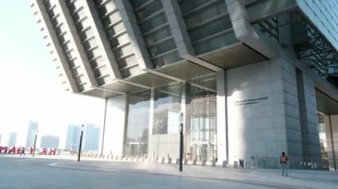 BAE, Abu-Dabi, 11 Ocak 2024: Abu Dabi Global Market ADGM 'deki binalar, Birleşik Arap Emirlikleri' nin başkenti olan Al Maryah Adası 'nda bulunan ödüllü uluslararası finans merkezidir.