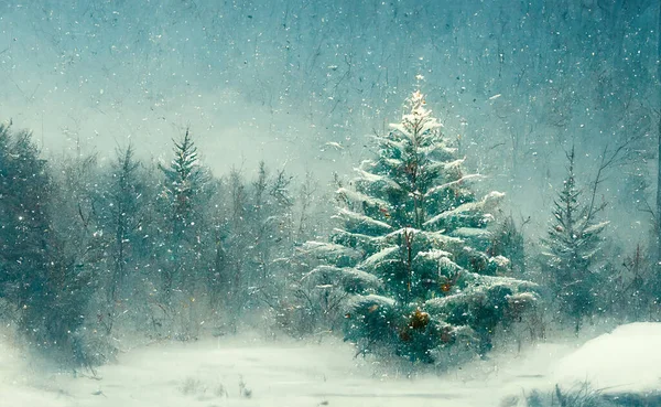 Волшебный Вид Старое Рождество Окна — стоковое фото