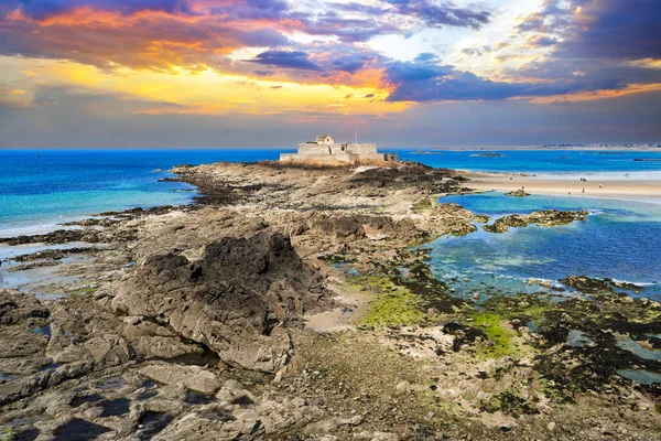 Skyline Der Küste Des Ärmelkanals Von Den Festungsmauern Der Stadt — Stockfoto