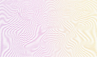 Vektör izole Grunge Yarıton Doku Eğimli Düzen. Soyut Tasarım Arkaplanı. Retro Duotone Kaplama Arkaplanı Elemanı.