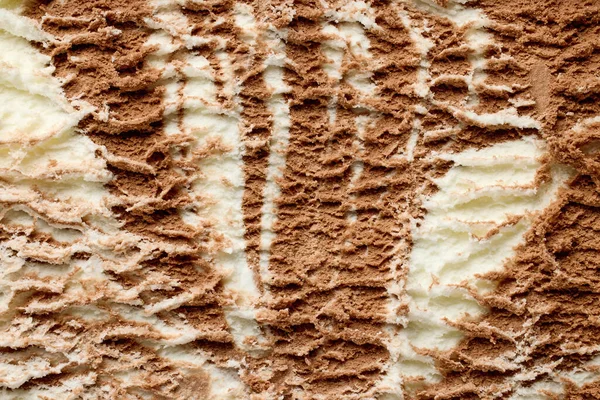 vanilla and chocolate ice cream texture
