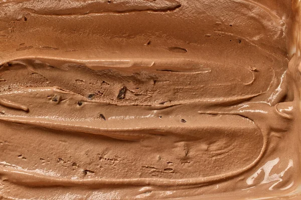 homemade chocolate ice cream texture