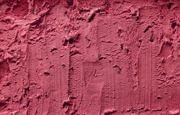 Homemade Red Cherry Ice Cream Texture Top View — Stock Photo, Image