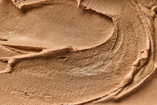 自制巧克力冰淇淋质感 — 图库照片