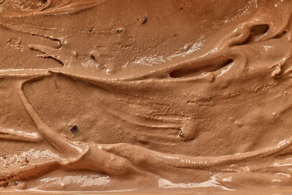 melted chocolate ice cream texture