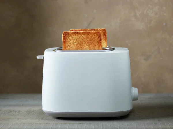 Freshly Toasted Bread Slices Toaster — Foto Stock