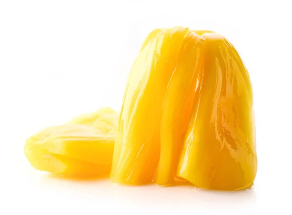 Canned Jackfruit Pieces Isolated White Background — Stock Photo, Image