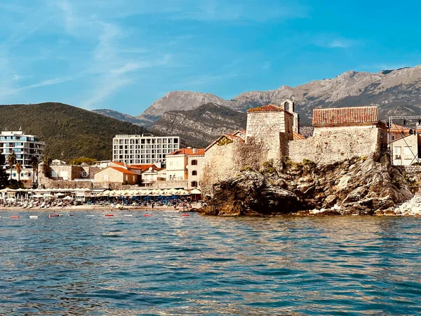 Resort Town Budva Montenegro View Sea — Stock Photo, Image