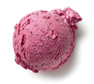 Beyaz arkaplanda siyah frenk üzümü kepçesi var.