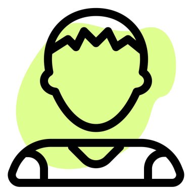 Tuhaf saç kesimi olan genç bir Avatar.