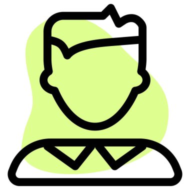 Yan kenarlı genç avatar