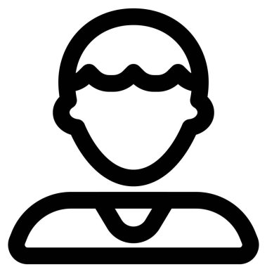 Kıvırcık saçlı genç çocuk avatarı