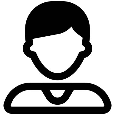 Yan saç stili olan çocuk avatarı