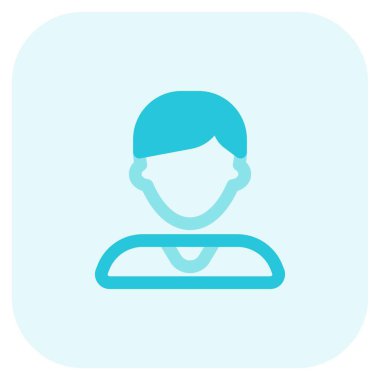 Yan saç stili olan çocuk avatarı