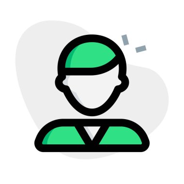 Yönetmeliğe uyan genç çocuk avatarı saç kesimi