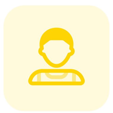 Cildi solgun, saç kesimli erkek avatarı