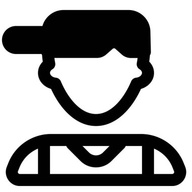 Forma ve ters şapka giyen genç Avatar.