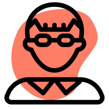 Düşük soluk mantarlı, saç kesimli gözlüklü genç çocuk.