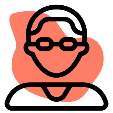 Kısa saçlı ve gözlüklü genç adam avatarı