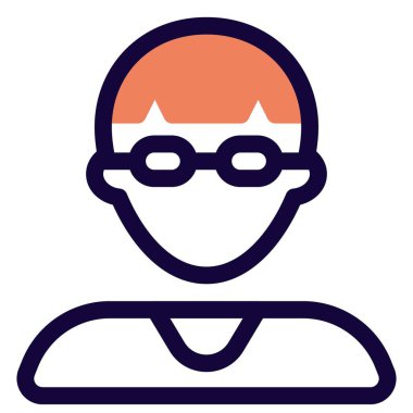 Mantar kesimli ve gözlüklü genç adam avatarı.