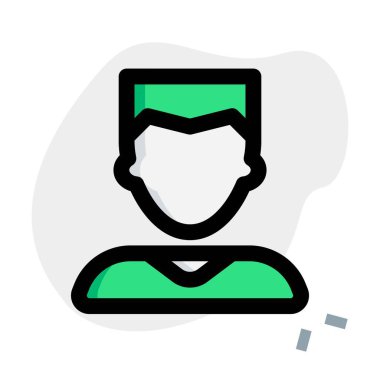 Pompadour saç stilli genç adam avatarı