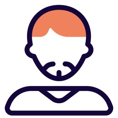 Fransız sakallı genç bir Avatar saç stili.