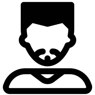 Düzgün saç stili ve Fransız sakallı genç bir adam.